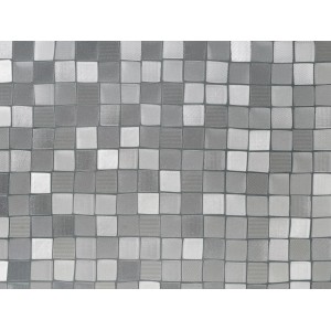 d-c-fix Static Windows Stripes Globe Klebefolie mit Schachbrettmuster in Grau- und Weißtönen.