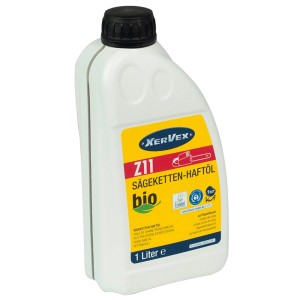 Xervex Sägekettenhaftöl Z11 Bio, 1 Liter Flasche für Kettensägenzubehör.