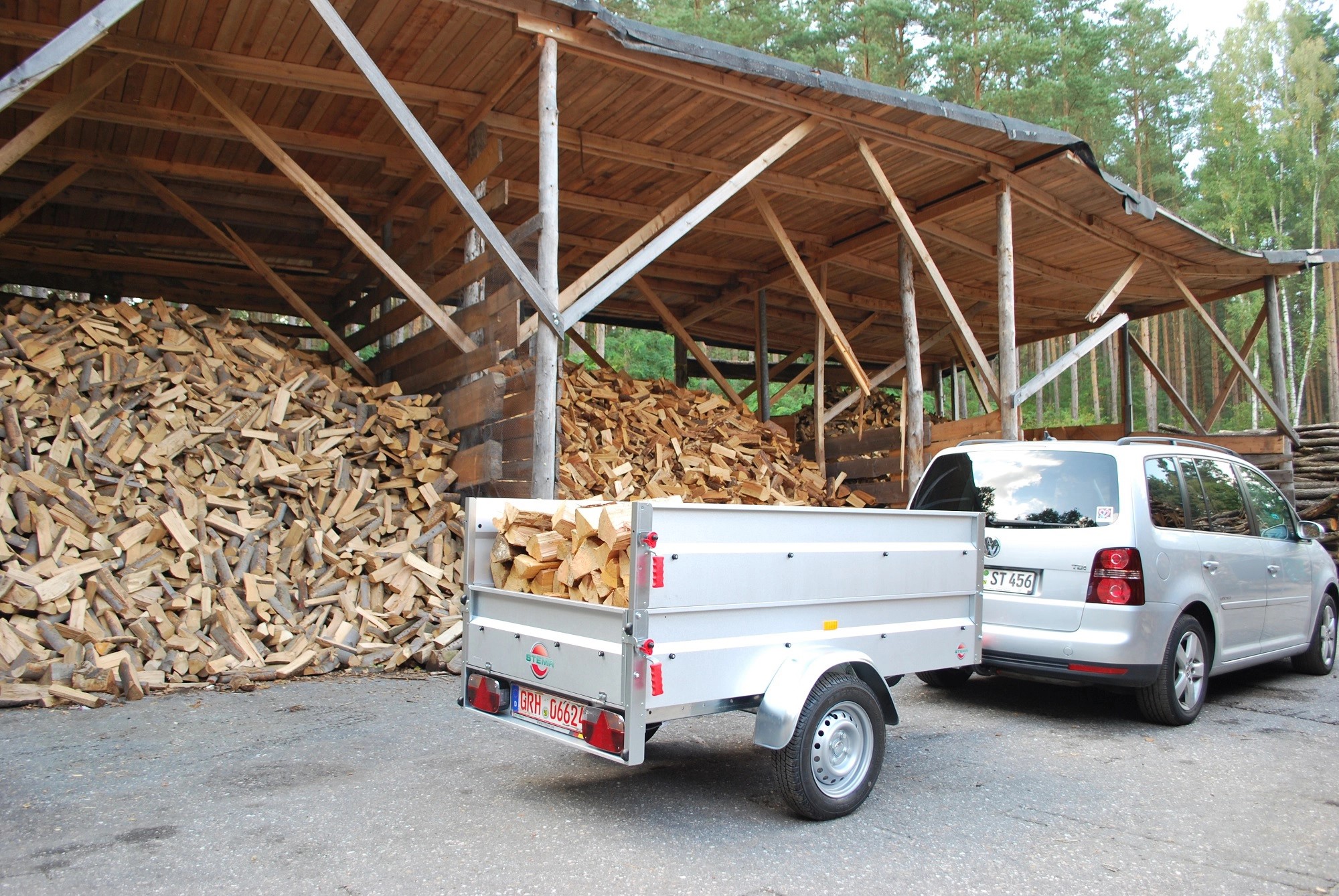 Stema Anhänger Basic 750 Kg Inkl. Bordwandaufsatz Und Flachplane Kaufen ...