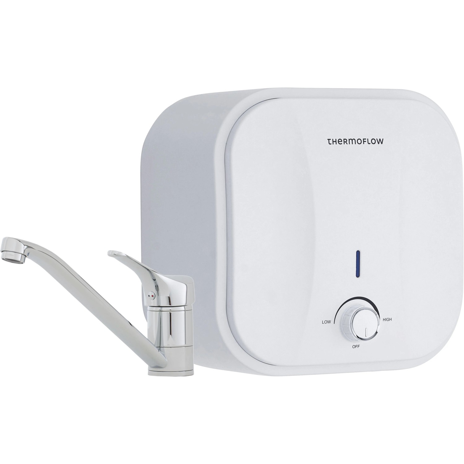 Thermoflow Untertischsspeicher druckfest, 10 Liter mit Armatur QMIX700_3