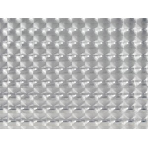 d-c-fix Static Windows Stripes Milton, 45x200cm, silberne Klebefolie mit Schimmereffekt.