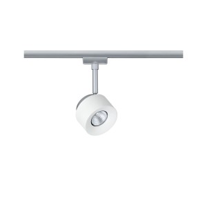 Paulmann URail LED-Spot Pane, weiß/chrom, 7,4W, 2700K, für URail Schienensysteme.