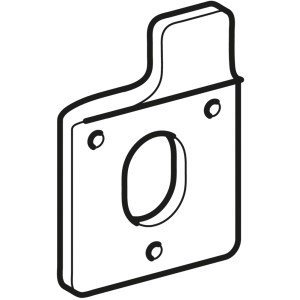 Geberit Befestigungslasche für Handwaschbecken zur Wandmontage.