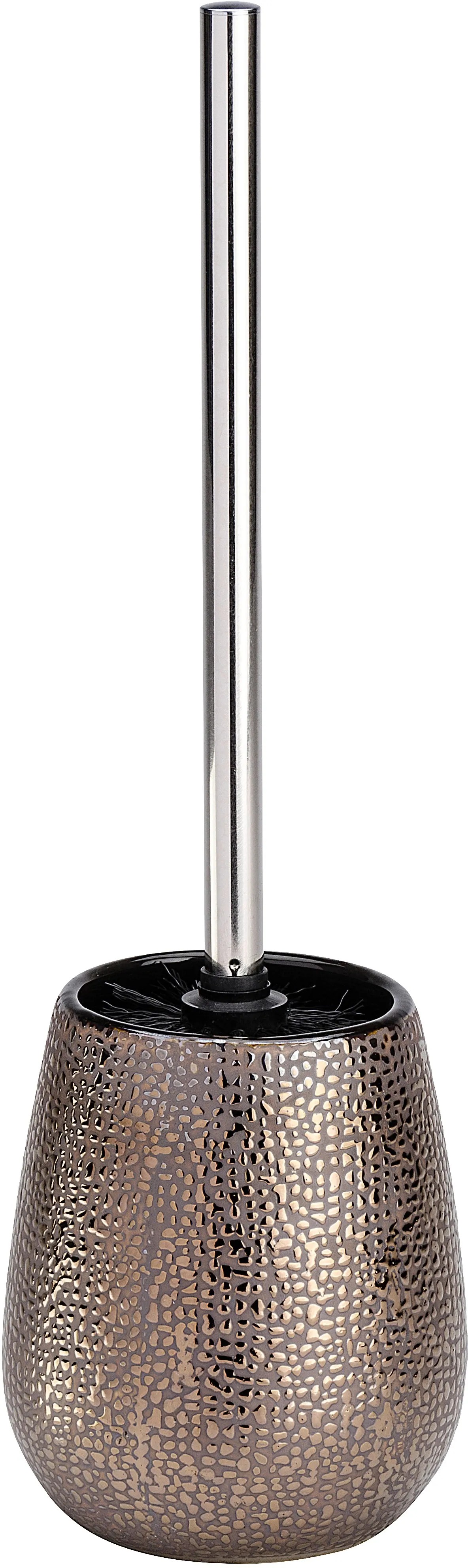 Lenz Bad-Accessoire Set SIVO Graphit - 4-teilig Mit Anti-Fingerabdruck Oberfläche