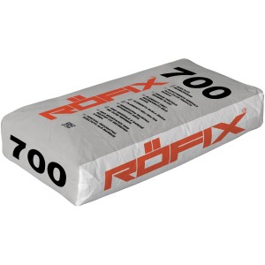 Sack Röfix 700 Edelputz, weiß, 1,5 mm Körnung, 25 kg.