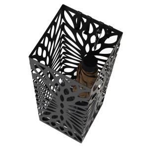 Songmics Regenschirmständer Patsy Stahl 15,5 x 15,5 x 41 cm Schwarz