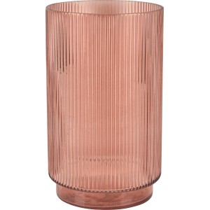 Vase Desert Flower Glas 25 cm x Ø 15 cm Braun