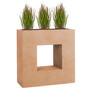 Pflanzwerk Hochbeet Pflanzkübel Vista Premium Frostbeständig 66 cm Terrakotta