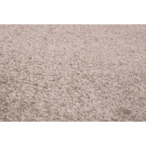 Detailansicht Teppichboden Denver hellbeige, Meterware, weicher Flor.