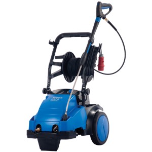 Nilfisk-Alto Poseidon 5-41 XT Hochdruckreiniger mit Schlauchtrommel, blau/schwarz.