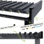 Weide Classic Pergola Aluminium Freistehend 3 X 6 M Anthrazit_9