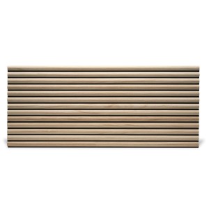 Rebel of Styles Verblender UltraLight Linari Round HD, 116x50 cm, hellbraune Holzoptik.