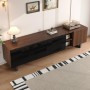 okwish TV-Schrank mit Vier Türen Wohnzimmer 180x38x50cm Braun_3