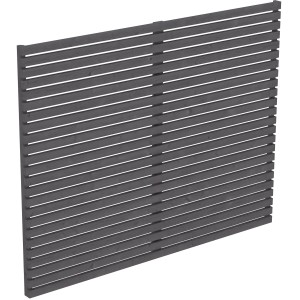 Skan Holz Seitenwand Rhombus 230 x 160 cm Fichte Schiefergrau