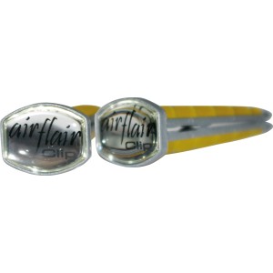 Airflair Lufterfrischer-Clips Vanille, 2er-Set für Auto & Raum.
