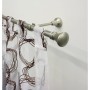 Gardinia Endstück Europa Lago, Silber-Satin, für 19 mm Stangen. Zubehör für Stilgarnituren.