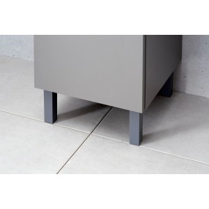 Pelipal Fuß-Set eckig Quarzgrau Quickset 357