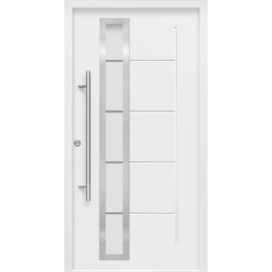 Haustür Thermospace Paris Prime 110 cm x 210 cm Weiß Anschlag L