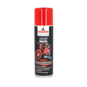 Nigrin Sprühwachs Fahrrad, 300ml Dose für Hochglanz & Schutz vor Korrosion.