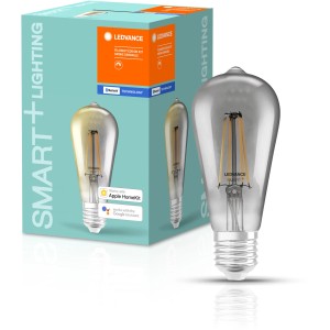 Ledvance Smart+ Bluetooth LED-Lampe Edison Filament smoke E27/5,5W, dimmbar.