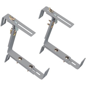 Poétic Blumenkastenhalter Vario aus Aluminium, universell einsetzbar für schwere Blumenkästen.