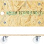 Wagner Transporthilfe mit OSB-Platte, 250 kg Tragkraft, 575x300 mm, vier Rollen.