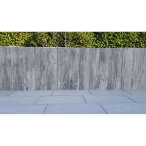 Diephaus Palisade Patea Graphit, 100x25x8 cm, als Einfassung, Mauer oder Beetbegrenzung.
