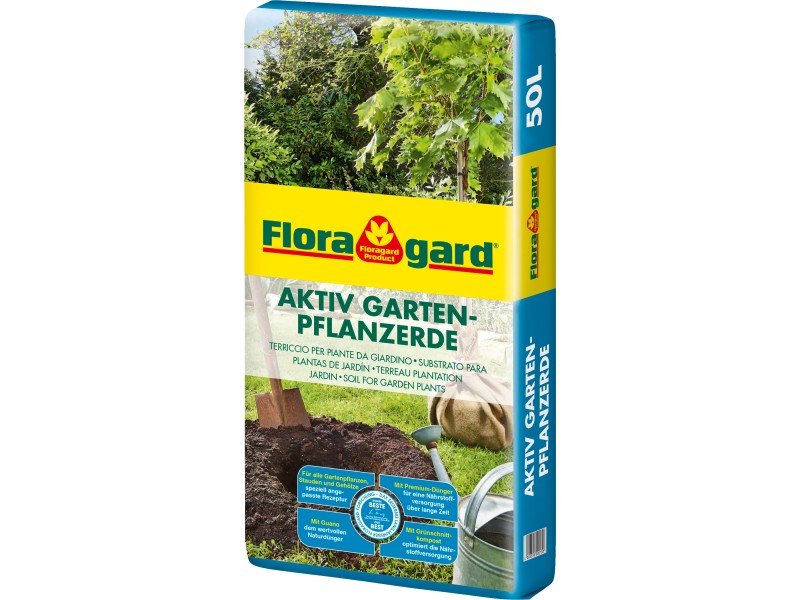 Floragard Aktiv GartenPflanzerde 1 x 50 l kaufen bei OBI