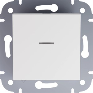 Taster Neutral Vilma, Weiß Matt, für Schalter & Taster Installation.