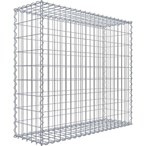 Gabiona Gabionenkorb 90 cm x 100 cm x 30 cm Maschenw 5 cm x 10 cm