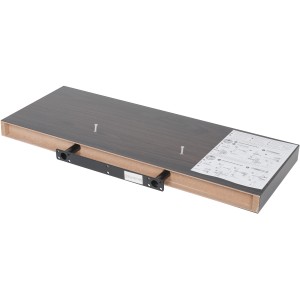 Duraline Wandboard XL4 in Wengé, 60 cm breit, mit Montageanleitung und Halterung.