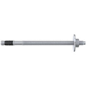 fischer Bolzenanker FAZ II Plus GS 12/120 gvz, galvanisch verzinkter Dübel mit großer Scheibe.