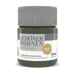 Schöner Wohnen Trendfarbe Toskana, 50ml, matte Wandfarbe im Farbtopf.