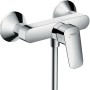 Hansgrohe Logis Aufputz Duscharmatur aus Chrom, Einhebelmischer für die Dusche.