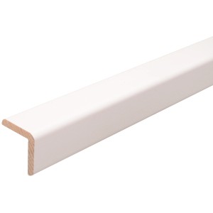 FN Neuhofer Winkelleiste FU002 Dekor Weiß MDF Foliert 22 x 22 x 2.400 mm