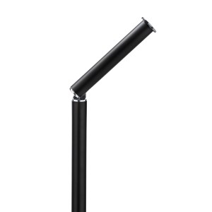 Schwarzer WENKO Stand Toilettenpapierhalter für bis zu 5 Rollen, minimalistisches Design.