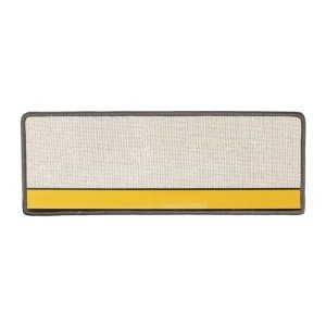 KARAT Velours Stufenmatte Dynasty Atmungsaktiv Schlamm 23,5 x 65 cm Rechteckig