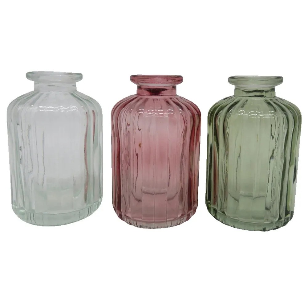 BOLTZE Vase Metty 2er Set Schwarz - Keramik Vasen 10cm Minimalistisches Design Handgefertigt