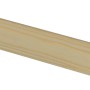 Helle Hohlkehlleiste aus Fichte/Kiefer, 24x24x2400 mm, für den Innenausbau.