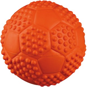 Oranger Jollypaw Sportball aus Naturgummi, ø 5,5 cm, für Hunde.