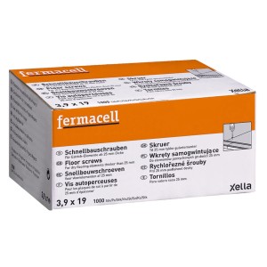 Fermacell Schnellbauschrauben, 3,9x19 mm, 1000 Stück, für Gipsfaserplatten.