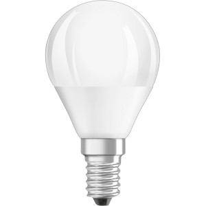 Bellalux E14 LED-Lampe, Tropfenform, 4,9W, 2er-Set. Weißes Leuchtmittel für Wohnräume.