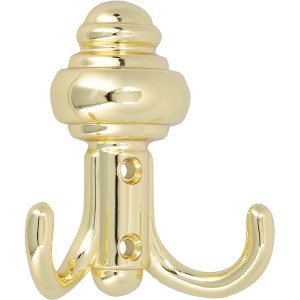 Siro Haken 558 Metall Messing Glänzend Lochabstand 22 mm