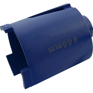 Blaue LUX Diamant-Bohrkrone Hart Ø 68 mm für harte Materialien wie Stein und Beton.