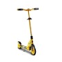 Gelber Six Degrees Aluminium Scooter Junior, höhenverstellbar, mit Klappmechanismus und Ständer für Sport & Fitness.