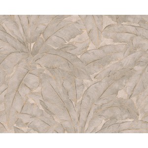 A.S. Creation Vliestapete Metropolitan Stories Francesca Milano, Blätter grau