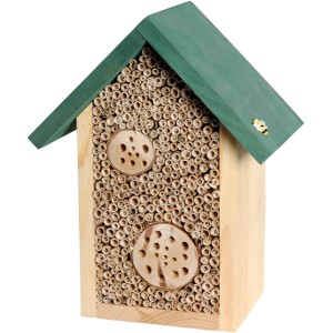 Insektenhotel für Wildbienen und Grabwespen zum Stellen