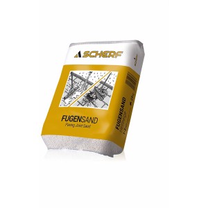 Sack Fugensand hellbeige, 1-3 mm, 25 kg, für Pflaster- und Plattenbeläge.