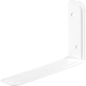 Stützwinkel Weiß Pulverbeschichtet 80 mm x 120 mm x 40 mm