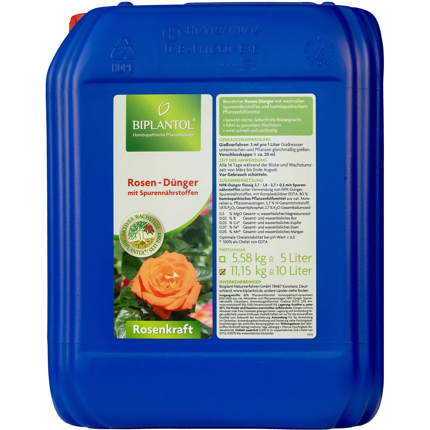 Biplantol Spezial-Flssigdnger Rosenkraft 10 l kaufen bei OBI